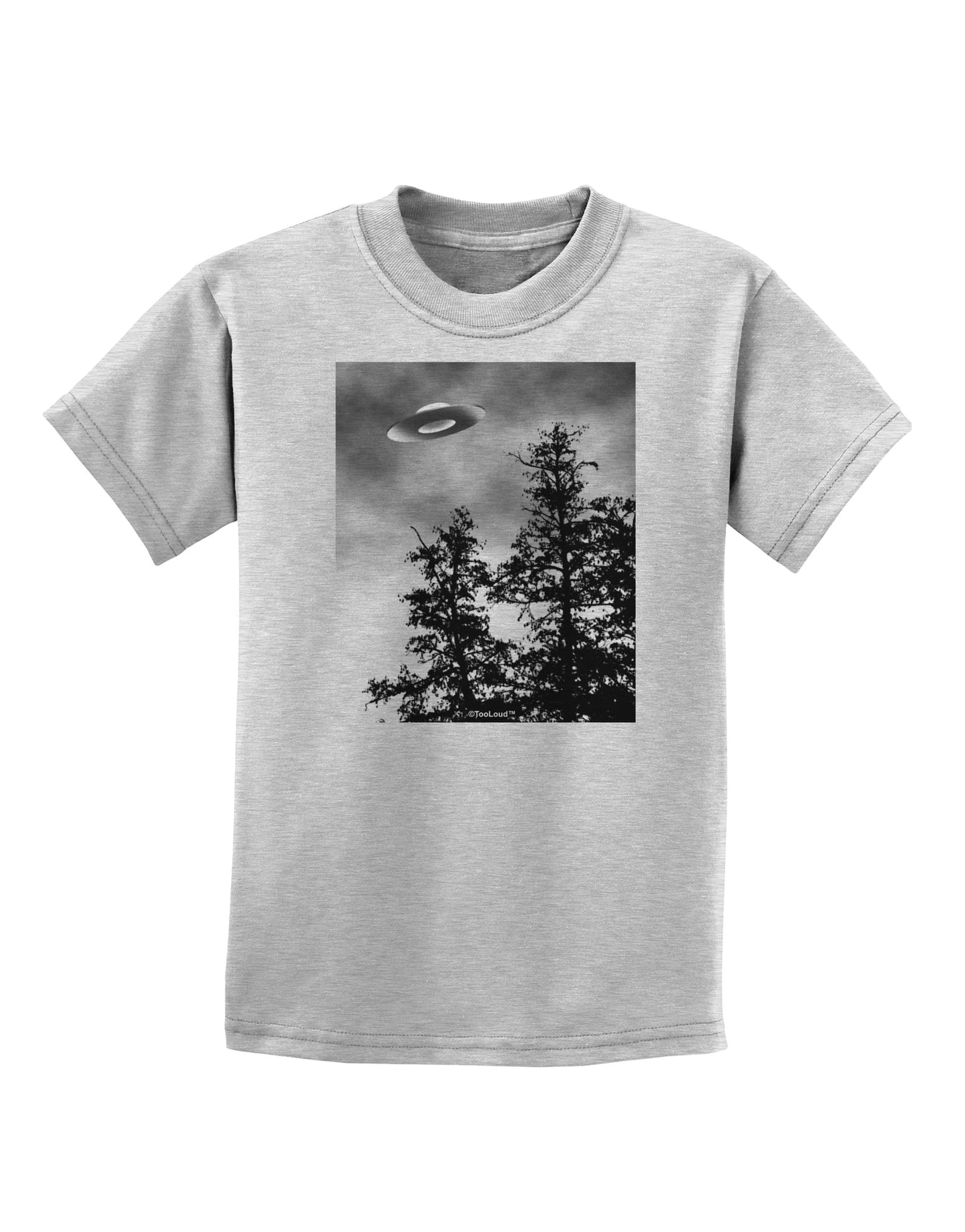 UFO Sighting - Extraterrestrial Childrens T-Shirt by TooLoud-Childrens T-Shirt-TooLoud-AshGray-X-Small-Davson Sales