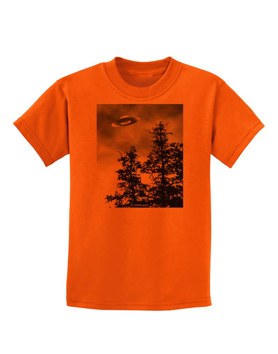 UFO Sighting - Extraterrestrial Childrens T-Shirt by TooLoud-Childrens T-Shirt-TooLoud-Orange-X-Small-Davson Sales