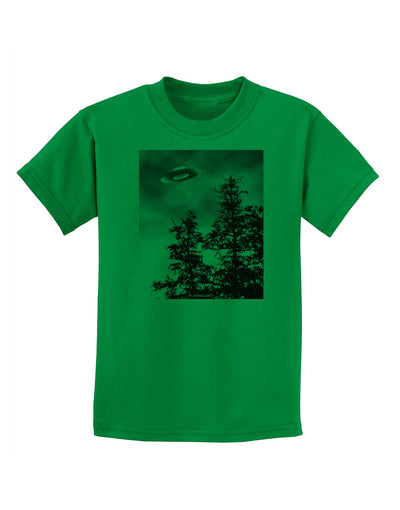 UFO Sighting - Extraterrestrial Childrens T-Shirt by TooLoud-Childrens T-Shirt-TooLoud-Kelly-Green-X-Small-Davson Sales