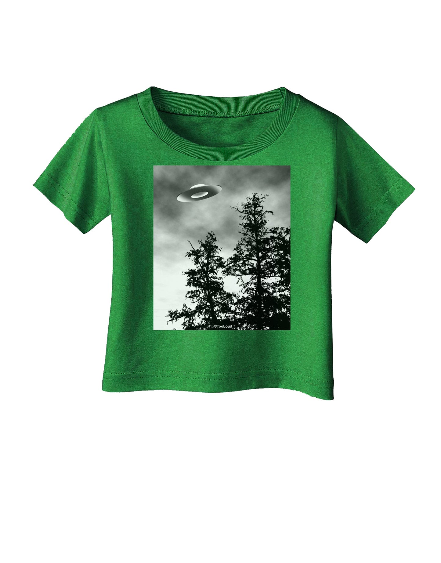 UFO Sighting - Extraterrestrial Infant T-Shirt Dark by TooLoud-Infant T-Shirt-TooLoud-Clover-Green-06-Months-Davson Sales