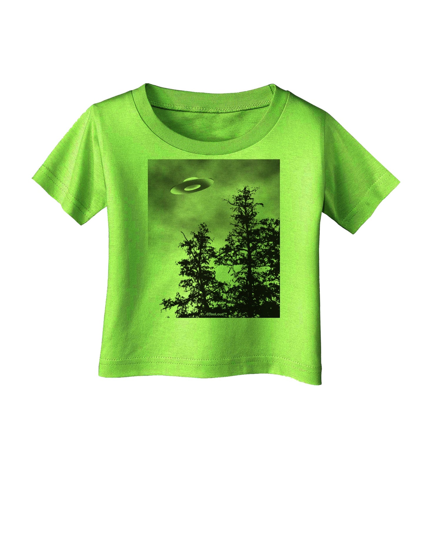 UFO Sighting - Extraterrestrial Infant T-Shirt by TooLoud-Infant T-Shirt-TooLoud-Lime-Green-06-Months-Davson Sales
