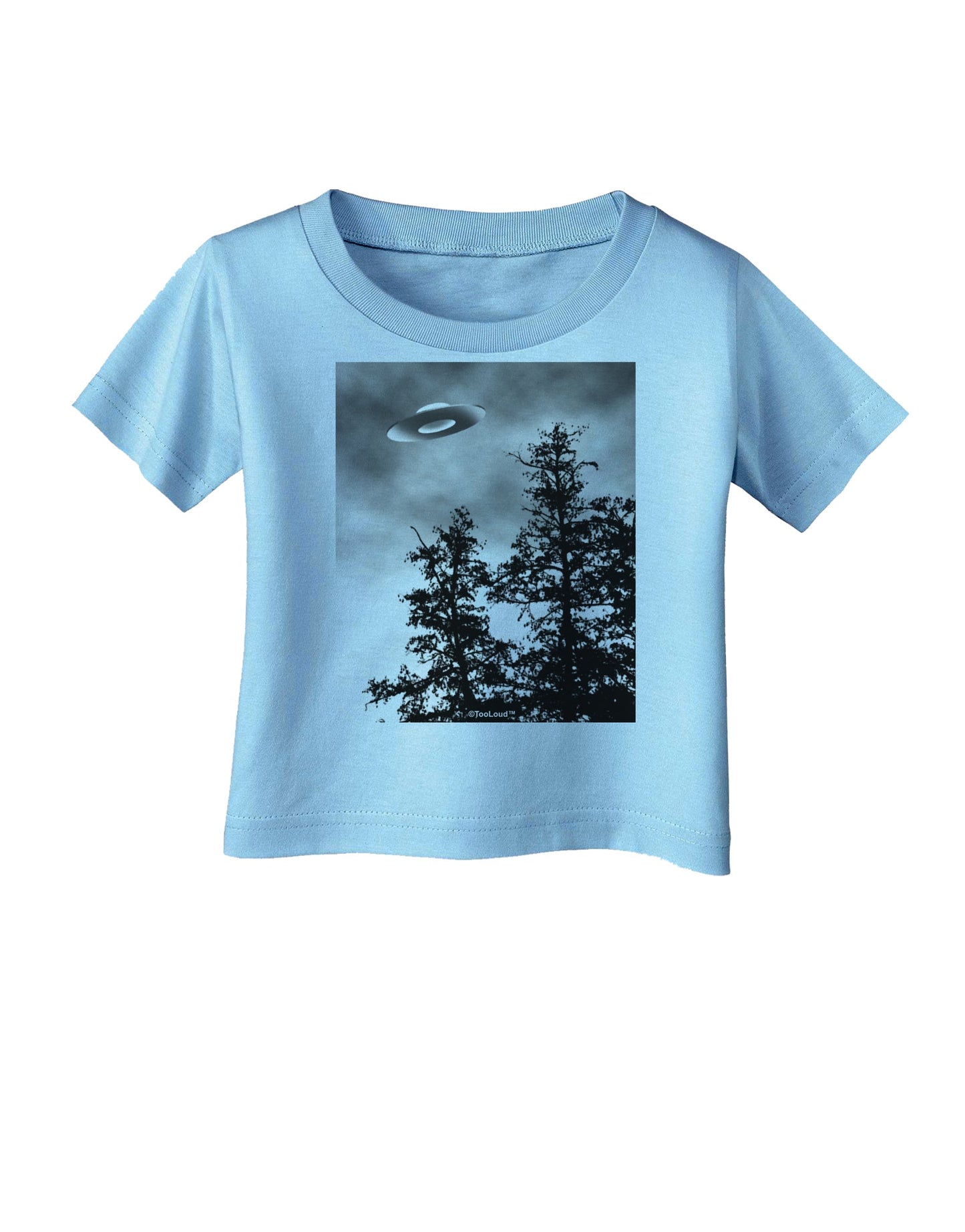 UFO Sighting - Extraterrestrial Infant T-Shirt by TooLoud-Infant T-Shirt-TooLoud-Aquatic-Blue-06-Months-Davson Sales