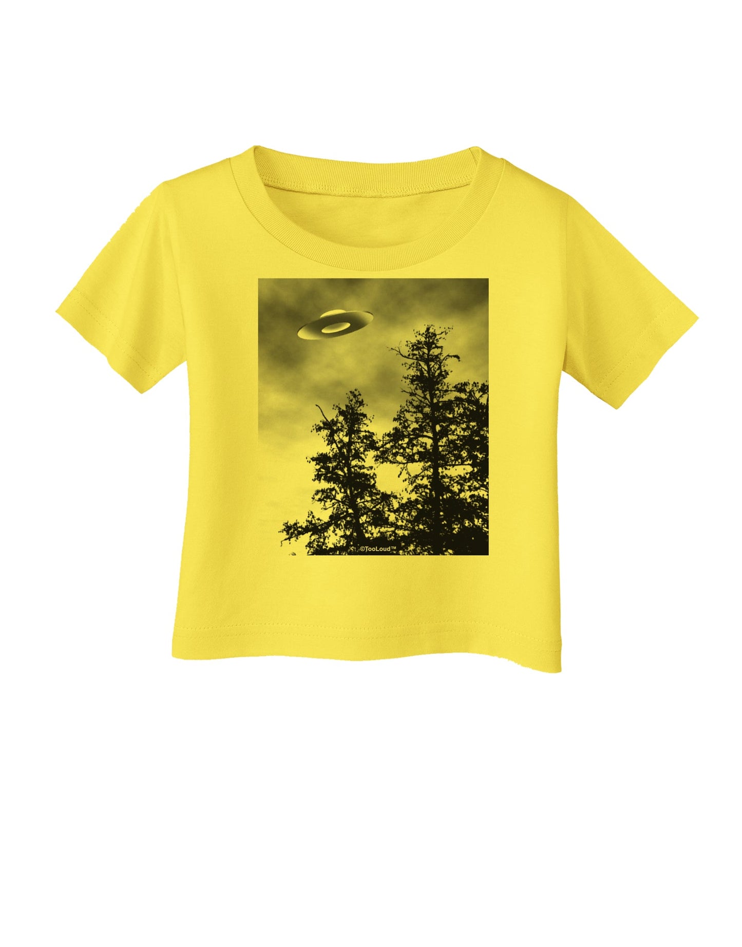 UFO Sighting - Extraterrestrial Infant T-Shirt by TooLoud-Infant T-Shirt-TooLoud-Yellow-06-Months-Davson Sales