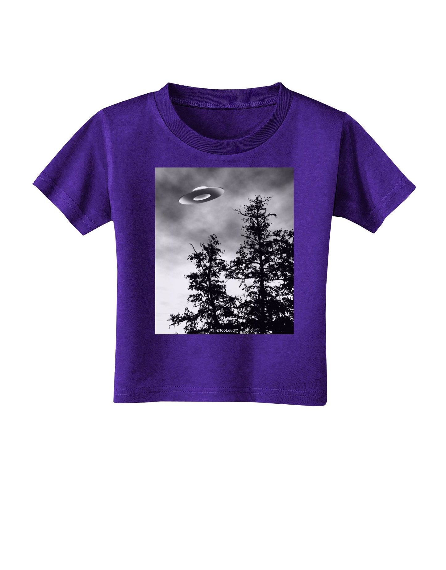 UFO Sighting - Extraterrestrial Toddler T-Shirt Dark by TooLoud-Toddler T-Shirt-TooLoud-Purple-2T-Davson Sales