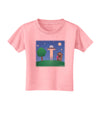 UFO Stopping At an Out-house Toddler T-Shirt by TooLoud-Toddler T-Shirt-TooLoud-Candy-Pink-2T-Davson Sales