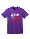 US Veteran Distressed Adult Dark T-Shirt-Mens T-Shirt-TooLoud-Purple-Small-Davson Sales