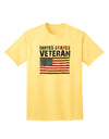 US Veteran Distressed Adult T-Shirt-Mens T-Shirt-TooLoud-Yellow-Small-Davson Sales