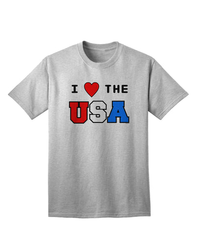 USA Adult T-Shirt: A Celebration of American Pride-Mens T-shirts-TooLoud-AshGray-Small-Davson Sales