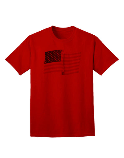 USA American Flag Adult T-Shirt - A Symbol of Patriotism and National Pride-Mens T-shirts-TooLoud-Red-Small-Davson Sales
