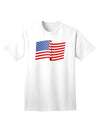USA American Flag Adult T-Shirt - A Symbol of Patriotism and National Pride-Mens T-shirts-TooLoud-White-Small-Davson Sales