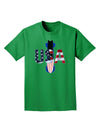 USA Bobsled Adult Dark T-Shirt by TooLoud-Mens T-Shirt-TooLoud-Kelly-Green-Small-Davson Sales