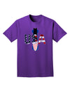 USA Bobsled Adult Dark T-Shirt by TooLoud-Mens T-Shirt-TooLoud-Purple-Small-Davson Sales