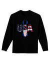 USA Bobsled Adult Long Sleeve Dark T-Shirt by TooLoud-TooLoud-Black-Small-Davson Sales