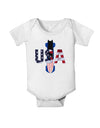 USA Bobsled Baby Romper Bodysuit by TooLoud-TooLoud-White-06-Months-Davson Sales