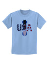 USA Bobsled Childrens T-Shirt by TooLoud-TooLoud-Light-Blue-X-Small-Davson Sales