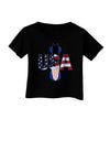 USA Bobsled Infant T-Shirt Dark by TooLoud-TooLoud-Black-06-Months-Davson Sales