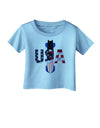 USA Bobsled Infant T-Shirt by TooLoud-TooLoud-Aquatic-Blue-06-Months-Davson Sales