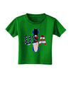 USA Bobsled Toddler T-Shirt Dark by TooLoud-Toddler T-Shirt-TooLoud-Clover-Green-2T-Davson Sales