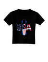 USA Bobsled Toddler T-Shirt Dark by TooLoud-Toddler T-Shirt-TooLoud-Black-2T-Davson Sales