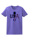 USA Bobsled Womens T-Shirt by TooLoud-TooLoud-Violet-X-Small-Davson Sales