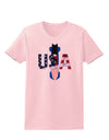 USA Bobsled Womens T-Shirt by TooLoud-TooLoud-PalePink-X-Small-Davson Sales