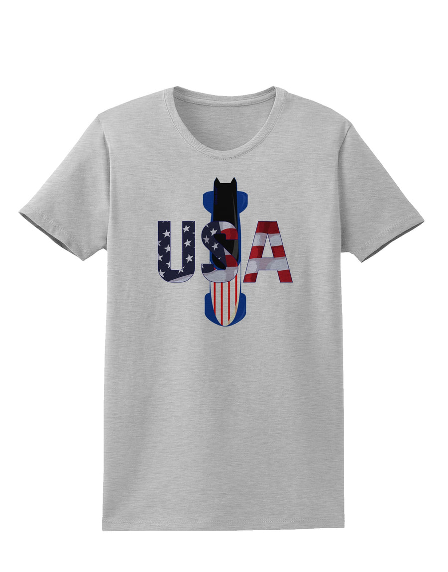 USA Bobsled Womens T-Shirt by TooLoud-TooLoud-White-X-Small-Davson Sales