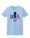 USA Bobsled Womens T-Shirt by TooLoud-TooLoud-Light-Blue-X-Small-Davson Sales