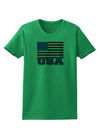 USA Flag Womens T-Shirt by TooLoud-Womens T-Shirt-TooLoud-Kelly-Green-X-Small-Davson Sales