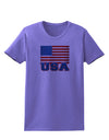 USA Flag Womens T-Shirt by TooLoud-Womens T-Shirt-TooLoud-Violet-X-Small-Davson Sales