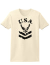 USA Military Air Force Stencil Logo Womens T-Shirt-Womens T-Shirt-TooLoud-Natural-X-Small-Davson Sales