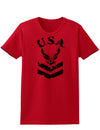 USA Military Air Force Stencil Logo Womens T-Shirt-Womens T-Shirt-TooLoud-Red-X-Small-Davson Sales