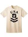 USA Military Army Stencil Logo Adult T-Shirt - A Patriotic Apparel Choice for Discerning Individuals-Mens T-shirts-TooLoud-Natural-Small-Davson Sales