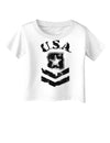 USA Military Army Stencil Logo Infant T-Shirt-Infant T-Shirt-TooLoud-White-06-Months-Davson Sales