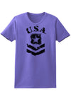 USA Military Army Stencil Logo Womens T-Shirt-Womens T-Shirt-TooLoud-Violet-X-Small-Davson Sales