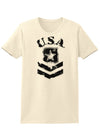 USA Military Army Stencil Logo Womens T-Shirt-Womens T-Shirt-TooLoud-Natural-X-Small-Davson Sales