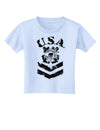 USA Military Coast Guard Stencil Logo Toddler T-Shirt-Toddler T-Shirt-TooLoud-Light-Blue-2T-Davson Sales