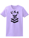 USA Military Navy Stencil Logo Womens T-Shirt-Womens T-Shirt-TooLoud-Lavender-X-Small-Davson Sales