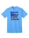 USA Pride Adult T-Shirt: Show Your Love for the United States-Mens T-shirts-TooLoud-Aquatic-Blue-Small-Davson Sales