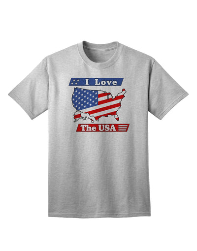 USA Pride Adult T-Shirt: Show Your Love for the United States-Mens T-shirts-TooLoud-AshGray-Small-Davson Sales