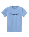 USA Stripes Monochrome Vintage Childrens T-Shirt-Childrens T-Shirt-TooLoud-Light-Blue-X-Small-Davson Sales
