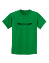 USA Stripes Monochrome Vintage Childrens T-Shirt-Childrens T-Shirt-TooLoud-Kelly-Green-X-Small-Davson Sales