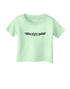 USA Stripes Monochrome Vintage Infant T-Shirt-Infant T-Shirt-TooLoud-Light-Green-06-Months-Davson Sales