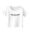 USA Stripes Monochrome Vintage Infant T-Shirt-Infant T-Shirt-TooLoud-White-06-Months-Davson Sales