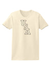 USA Text Womens T-Shirt-Womens T-Shirt-TooLoud-Natural-X-Small-Davson Sales