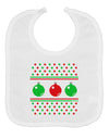 Ugly Christmas Sweater Ornaments Baby Bib