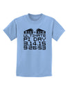 Ultimate Pi Day Design - Mirrored Pies Childrens T-Shirt by TooLoud-Childrens T-Shirt-TooLoud-Light-Blue-X-Small-Davson Sales