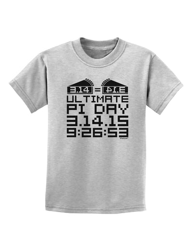 Ultimate Pi Day Design - Mirrored Pies Childrens T-Shirt by TooLoud-Childrens T-Shirt-TooLoud-AshGray-X-Small-Davson Sales