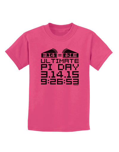 Ultimate Pi Day Design - Mirrored Pies Childrens T-Shirt by TooLoud-Childrens T-Shirt-TooLoud-Sangria-X-Small-Davson Sales