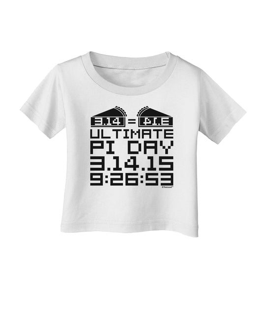 Ultimate Pi Day Design - Mirrored Pies Infant T-Shirt by TooLoud-Infant T-Shirt-TooLoud-White-06-Months-Davson Sales