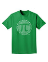 Ultimate Pi Day - Retro Computer Style Pi Circle Adult Dark T-Shirt by TooLoud-Mens T-Shirt-TooLoud-Kelly-Green-Small-Davson Sales